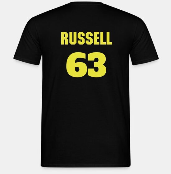 T-shirt personalizzata di George Russell (63)  -  XL